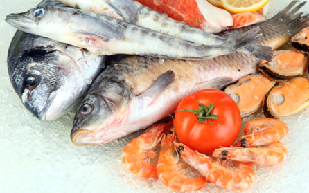 увлажнение рыбы и морепродуктов